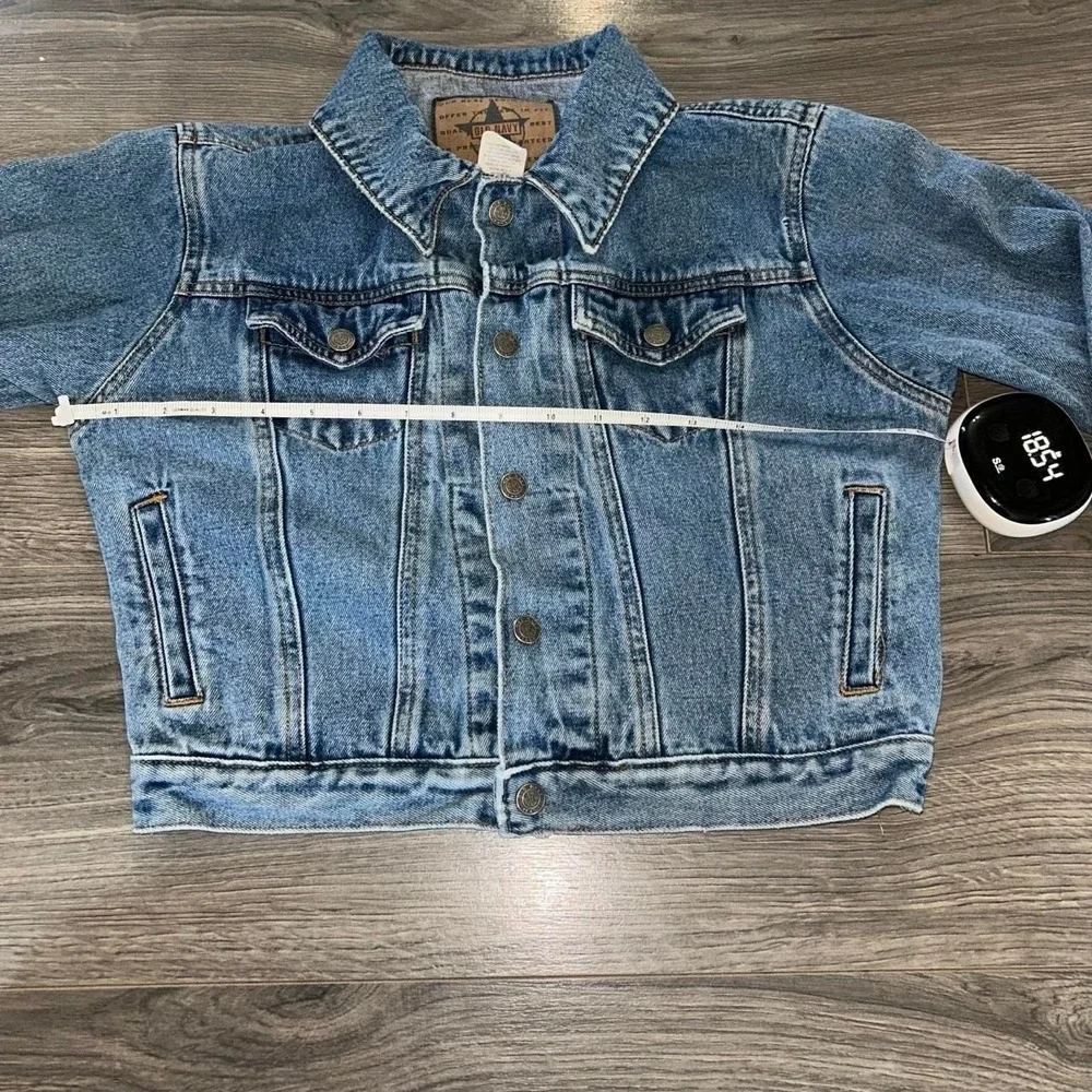 Vintage 90s Kids Blue denim jacket size 6/7